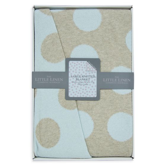 Cotton Cot Knit Blanket Windsor - Little Linen