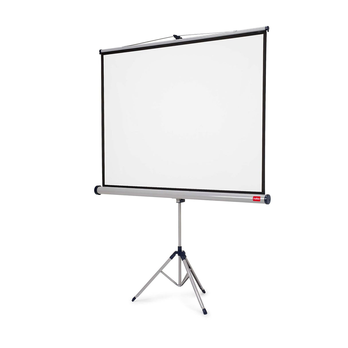Nobo Wall Screen 16:10 1750x1150mm, free-standing with smart black border for sharp, professional presentations.
