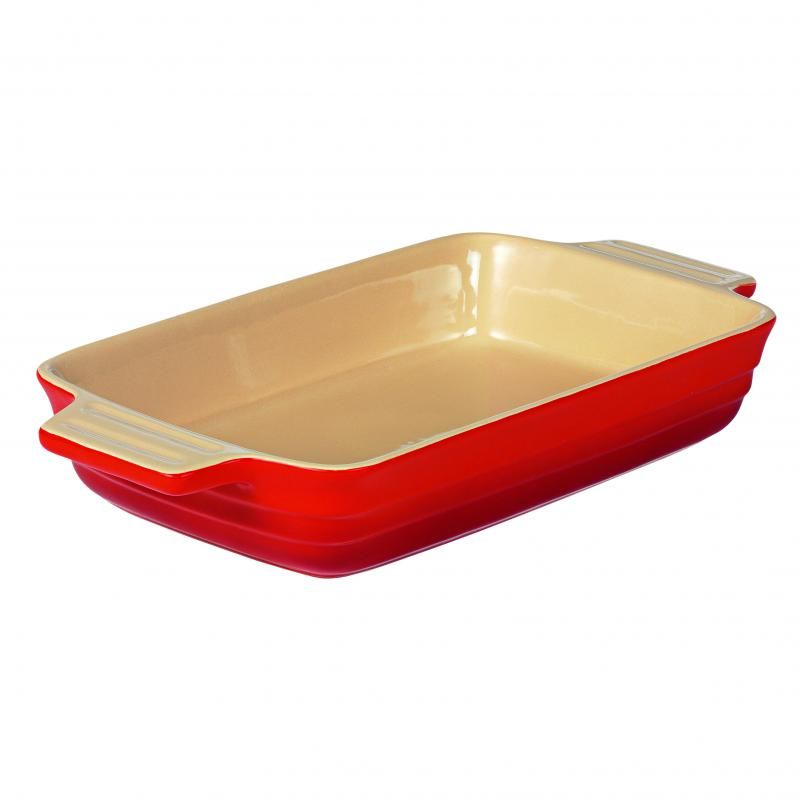 Chasseur La Cuisson XLarge Rectangular Baker 34 X 24 X 7cm/4 Litre | Red