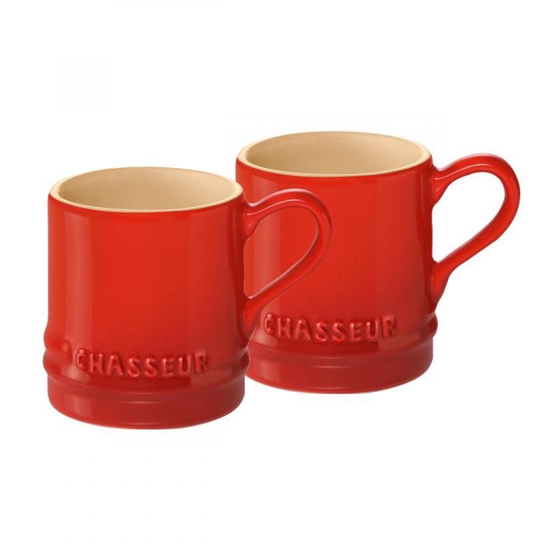 Chasseur La Cuisson Petit Cup 2-Piece Set | Red