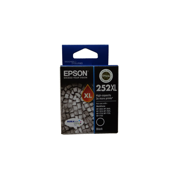 Epson 252XL Black High Yield Ink Cartridge
