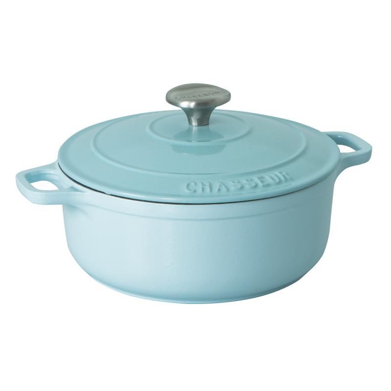 Chasseur Round French Oven 28cm Duck Egg Blue