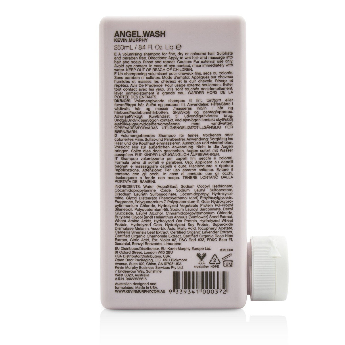 Kevin.Murphy Angel.Wash (A Volumising Shampoo - For Fine, Dry or Coloured Hair)