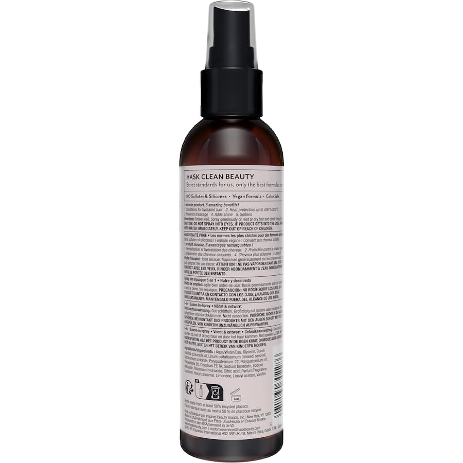 Hask Hair Coconut Oil Nourishing 5 In 1 Leave In 175mL