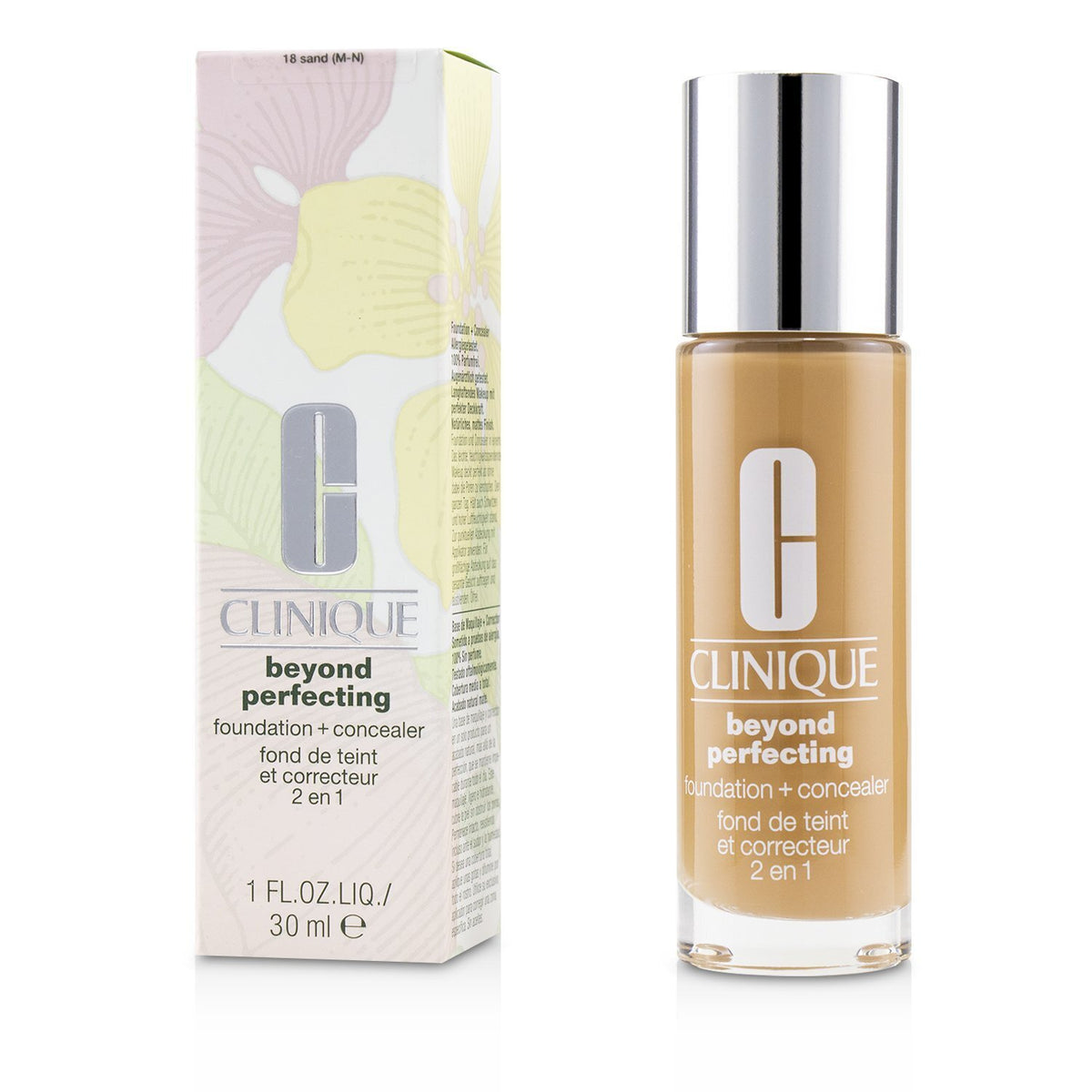Clinique - Beyond Perfecting Foundation & Concealer - # 18 Sand (M-N) - 30ml/1o