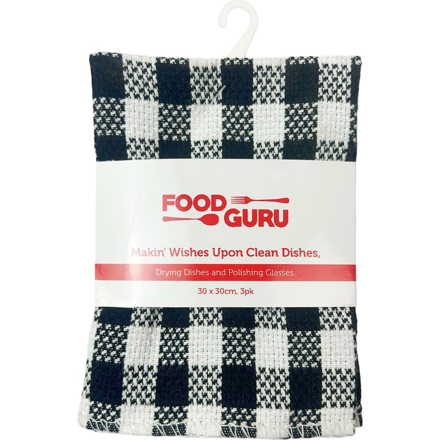Food Guru Dish Cloths 3pack