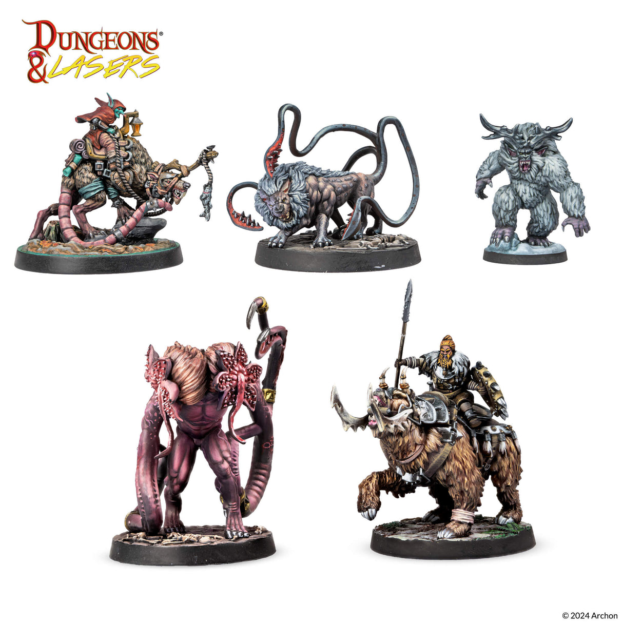 Dungeons & Lasers: Miniatures - Horrors Of Deuslair