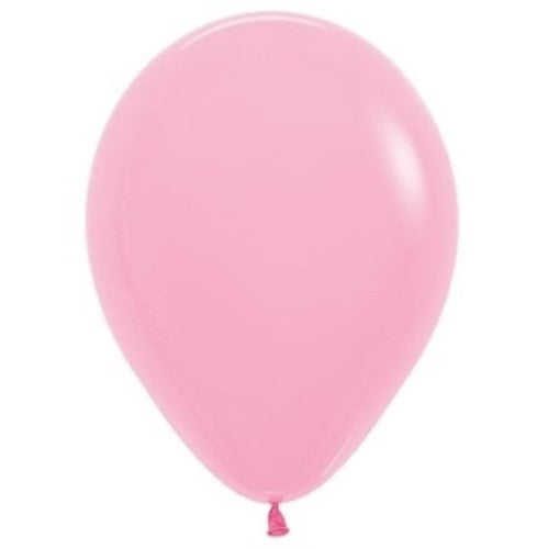 Pack of 50 Sempertex 30cm fashion pink latex balloons for festive celebrations and decorations.