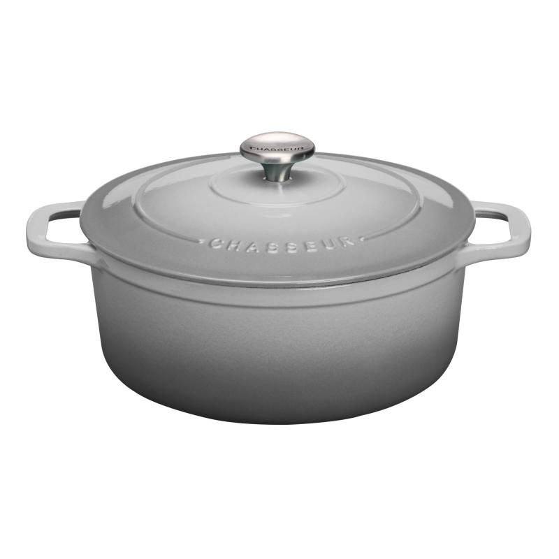 Chasseur Round French Oven 24cm/4l Celestial Grey