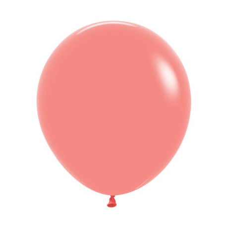 Vibrant 45cm tropical coral latex balloons in a pack of 6, perfect for celebrations and festive decor.