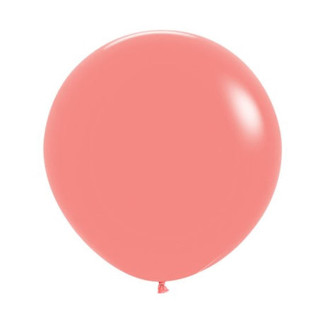 Sempertex 60cm Tropical Coral Latex Balloons - vibrant, durable, and eco-friendly, perfect for any festive celebration.