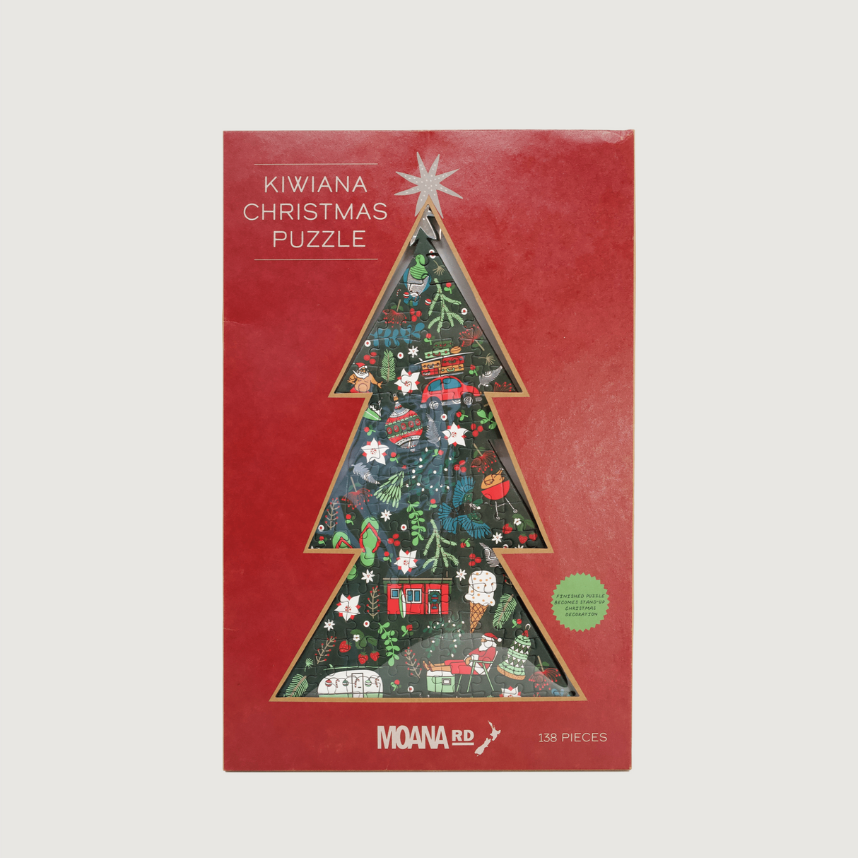 Moana Road - Kiwiana Christmas Puzzle - 2 units
