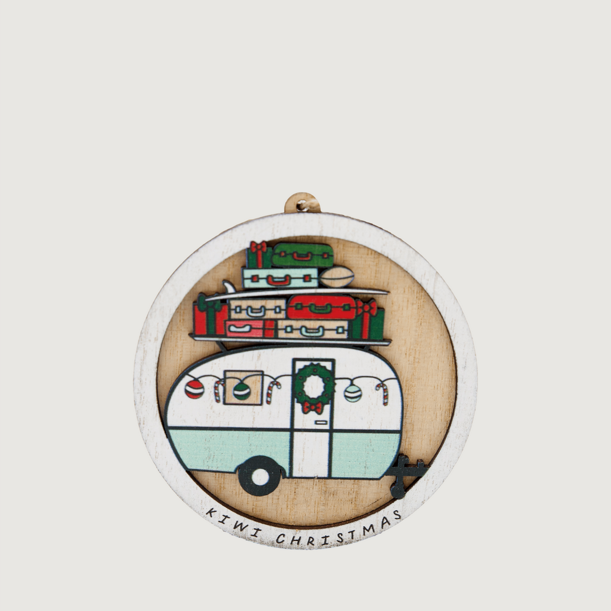 Moana Road - Kiwiana Christmas Decorations - Caravan - Set of 5
