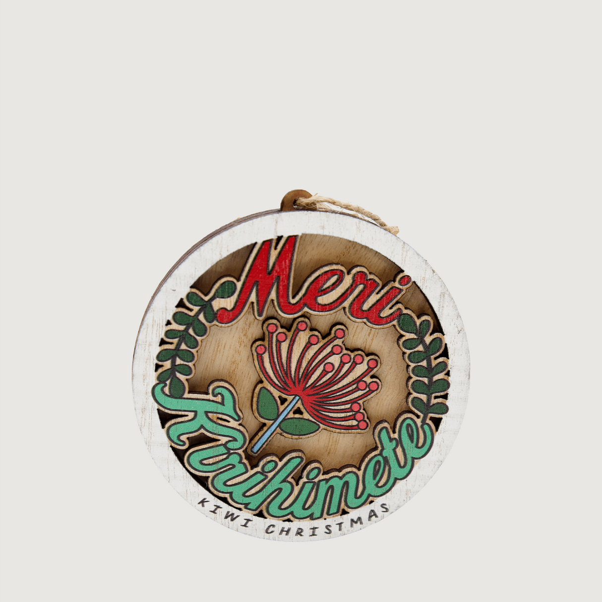 Moana Road - Kiwiana Christmas Decorations - Pohutukawa - Set of 5