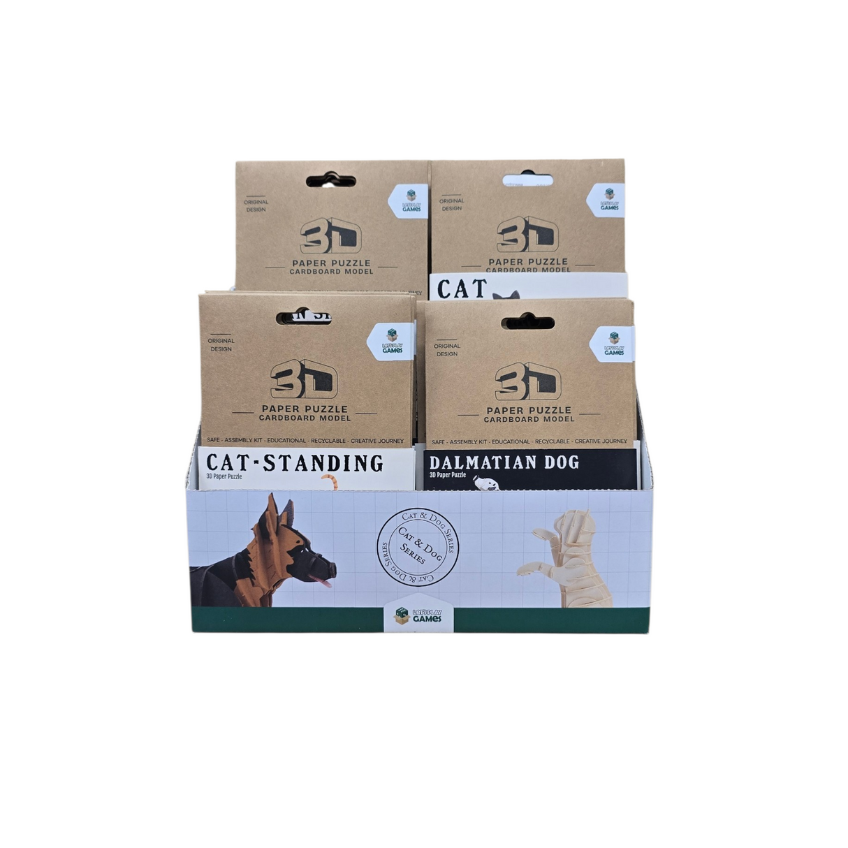 LPG Puzzles 3D Paper CDU: Cat's and Dogs