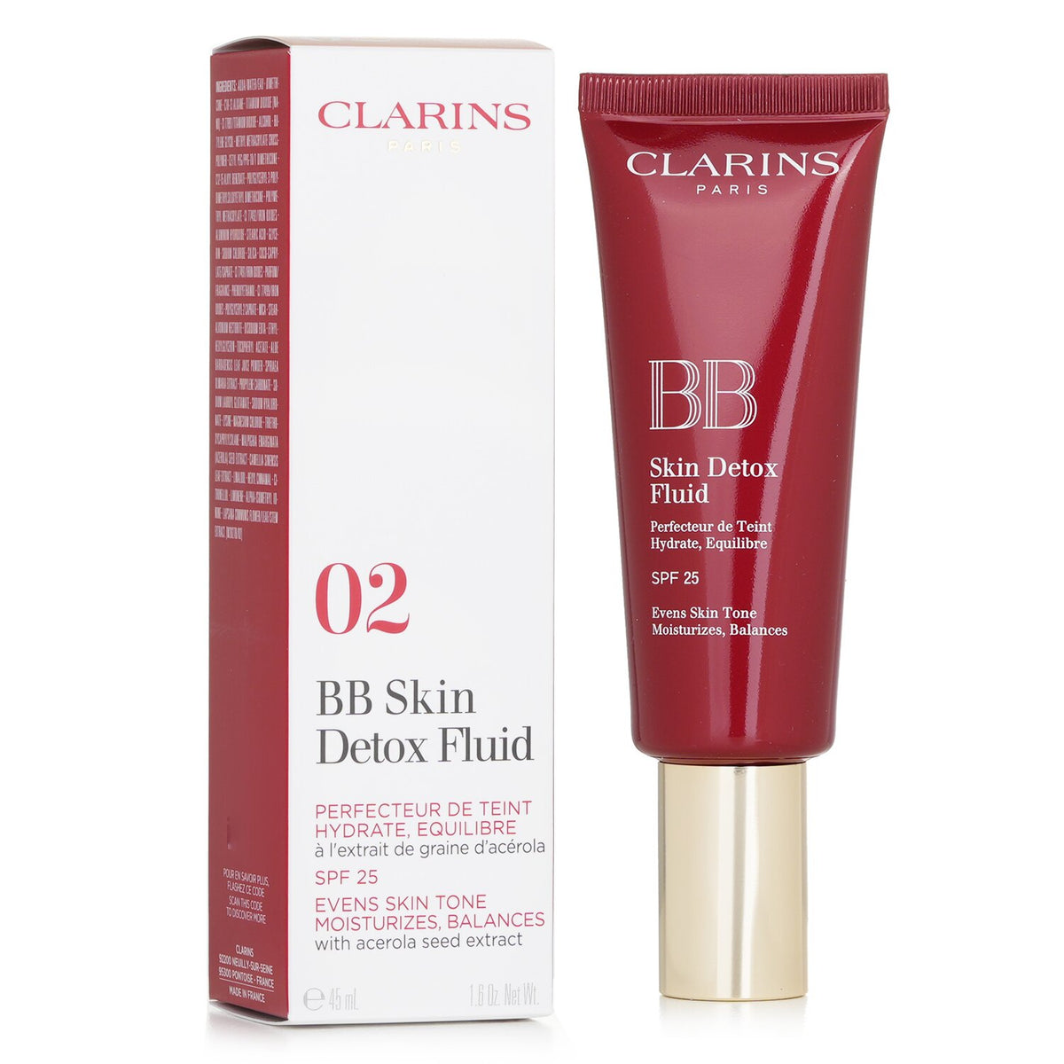 Clarins - BB Skin Detox Fluid SPF 25 - #02 Medium - 45ml/1.6oz