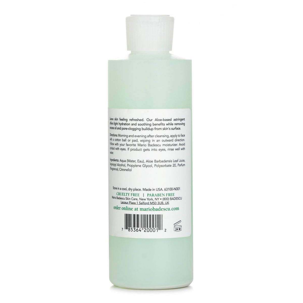 Mario Badescu - Aloe Lotion - For Combination/ Dry/ Sensitive Skin Types - 236m