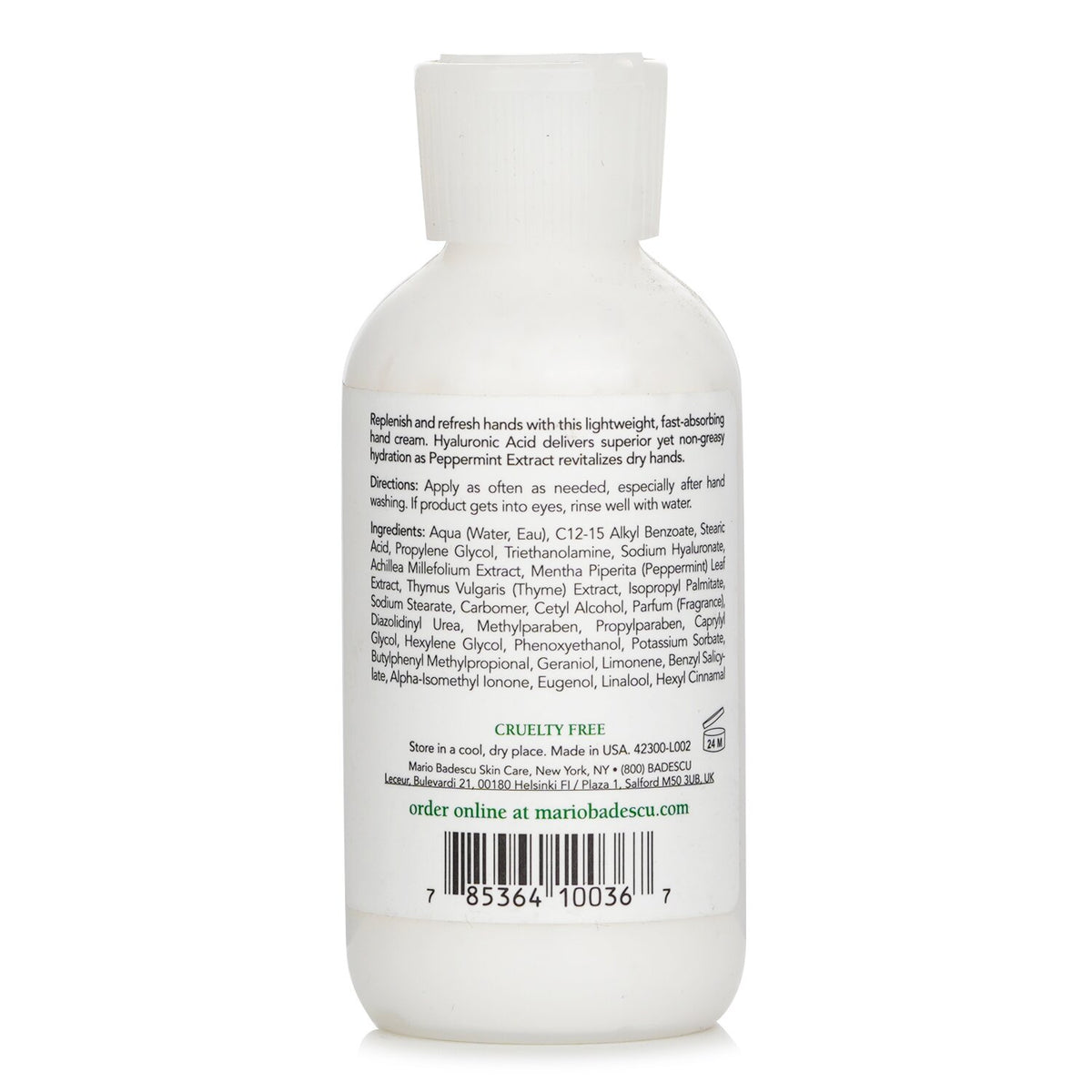 Mario Badescu - Hydrating Hand Cream - For All Skin Types - 118ml/4oz