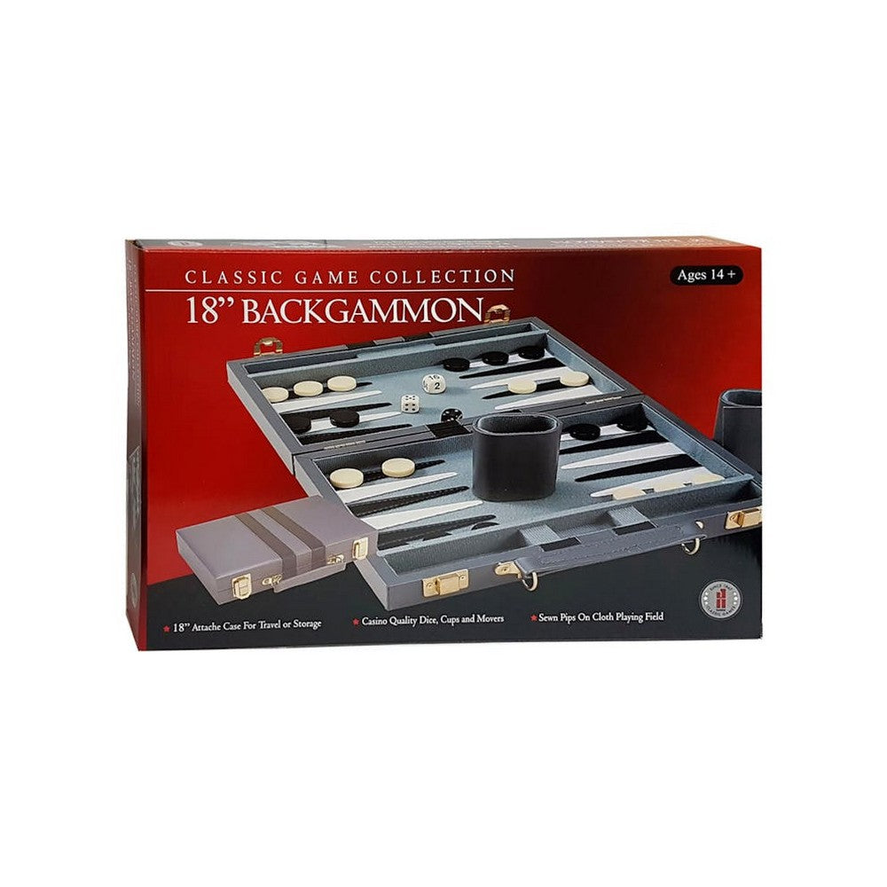 Backgammon: 18 Inch Vinyl Hanson