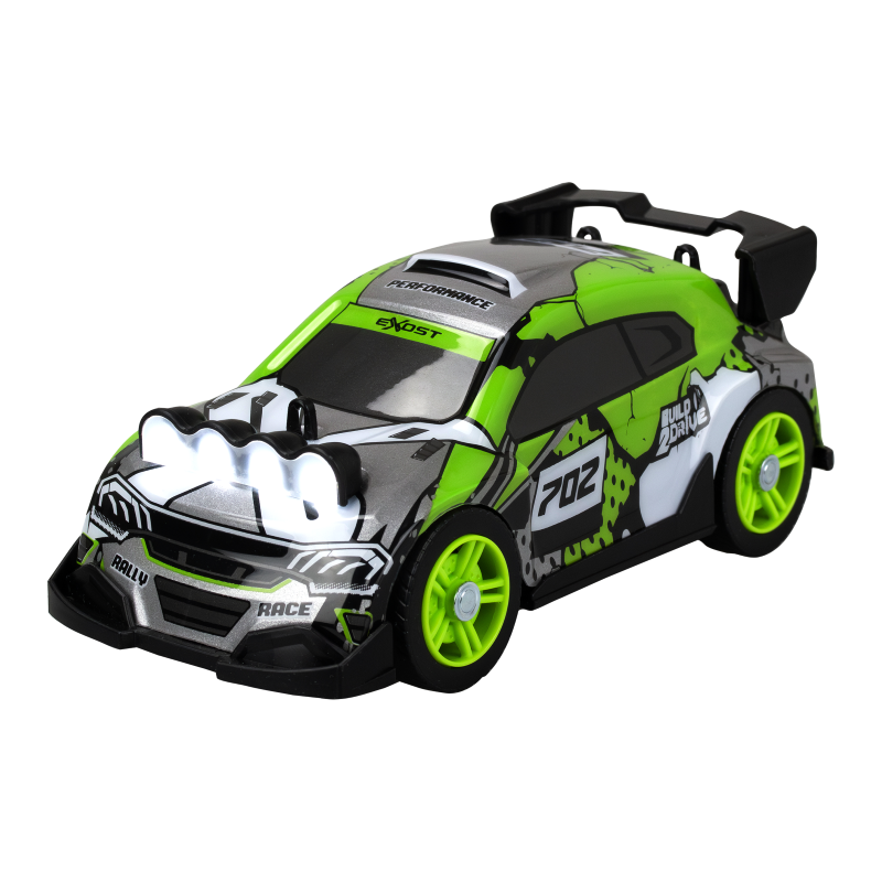 Remote Control Car - SILVERLIT EXOST BUILD 2 DRIVE RALLY SPOTLIGHTS