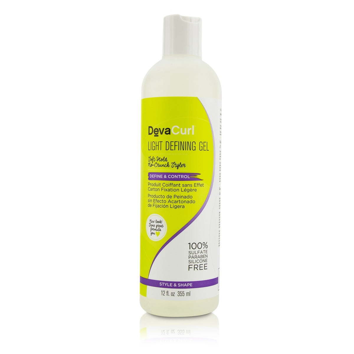 DevaCurl Light Defining Gel (Soft Hold No-Crunch Styler - Define & Control) 355m