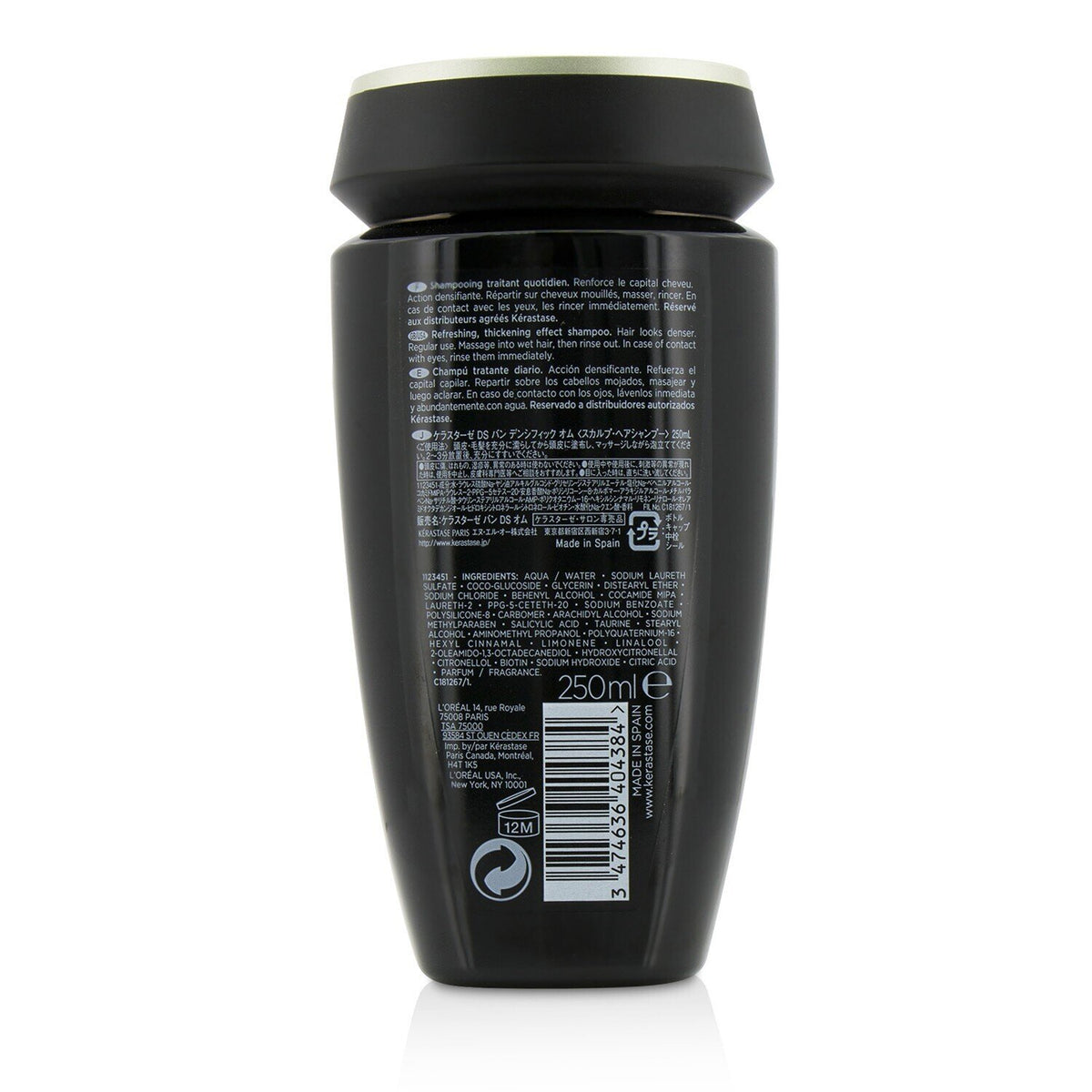 Kerastase Densifique Bain Densite Homme Daily Care Shampoo (Hair Visibly Lacking