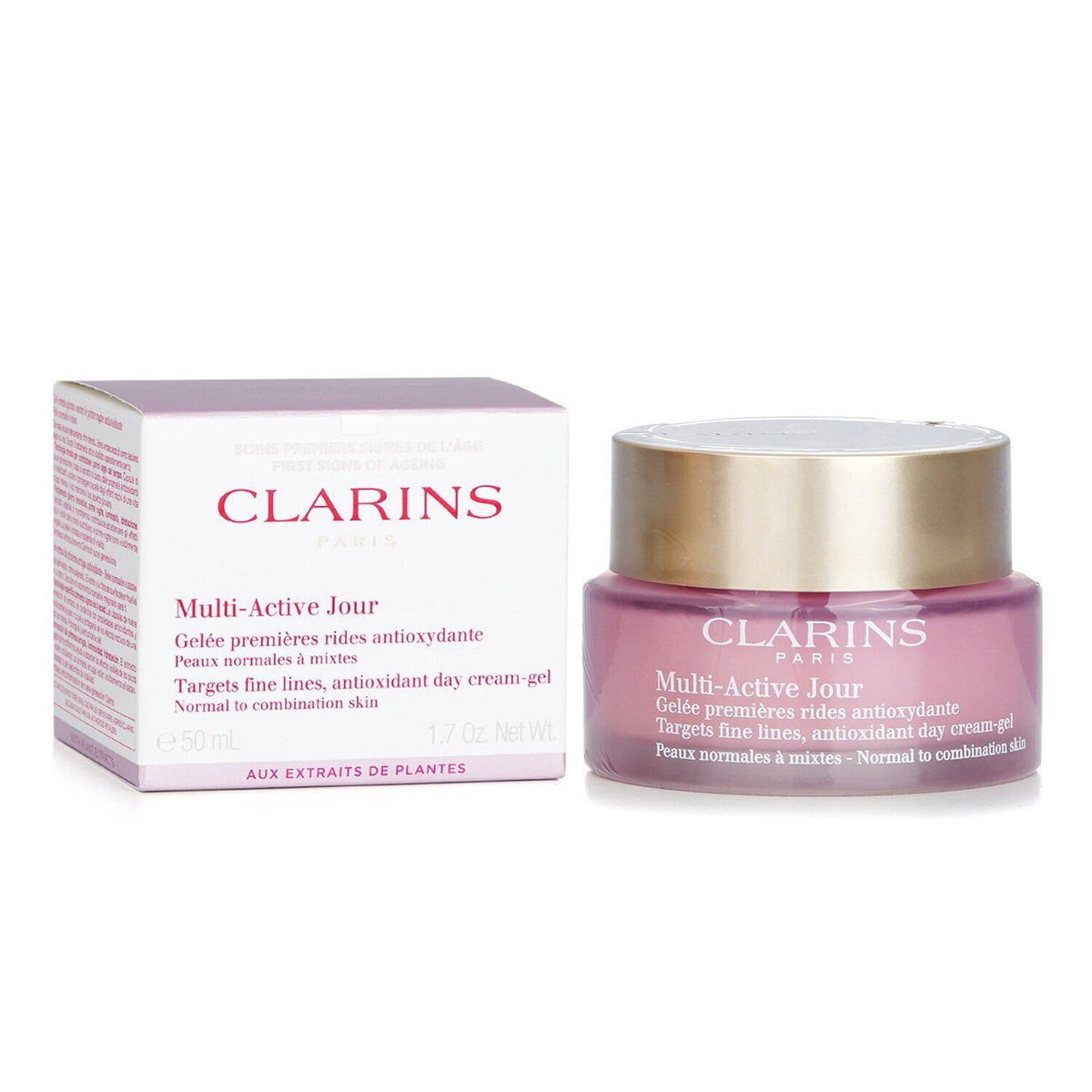 Clarins - Multi-Active Day Targets Fine Lines Antioxidant Day Cream-Gel - For No