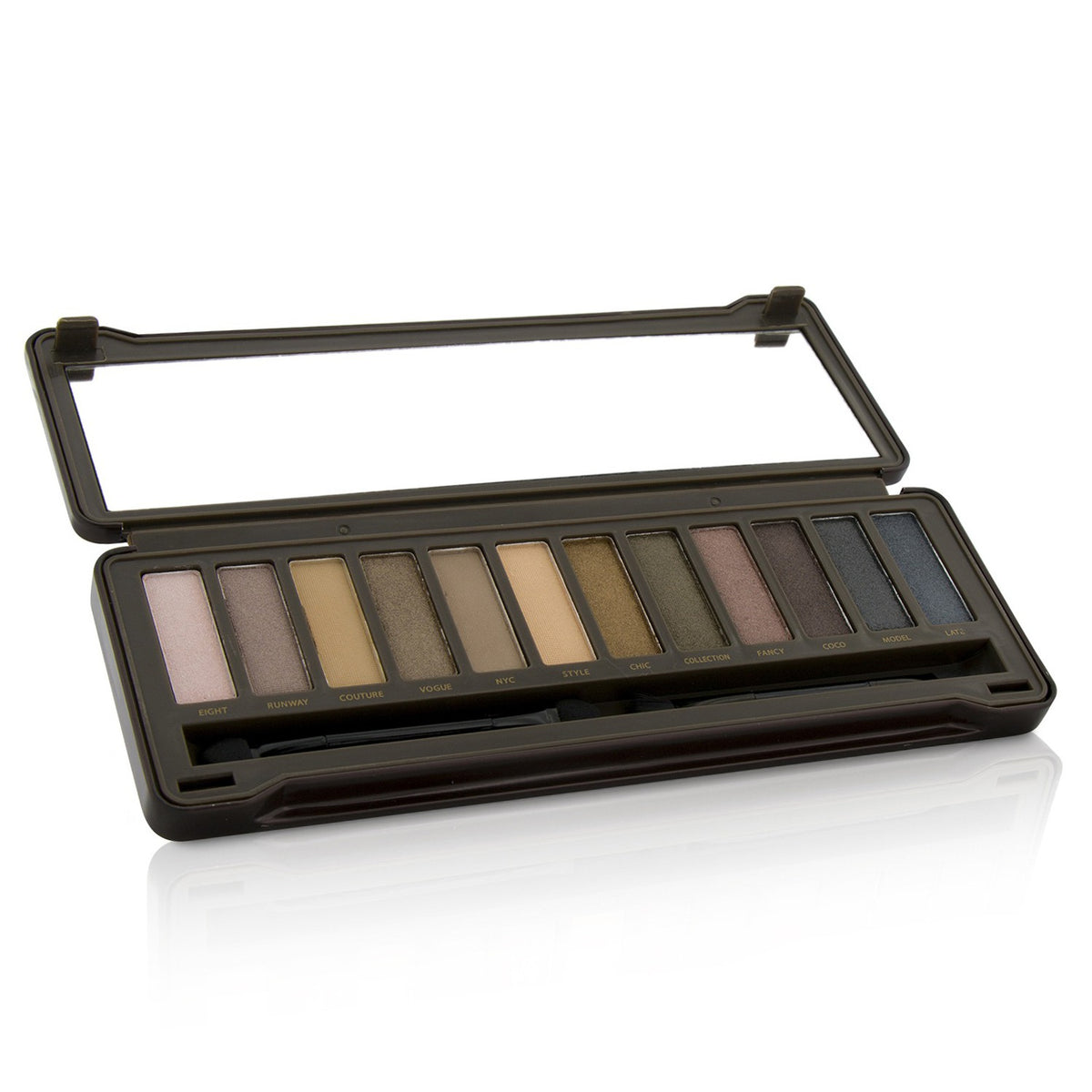 BYS - Eyeshadow Palette (12x Eyeshadow, 2x Applicator) - Nude - 12g/0.42oz