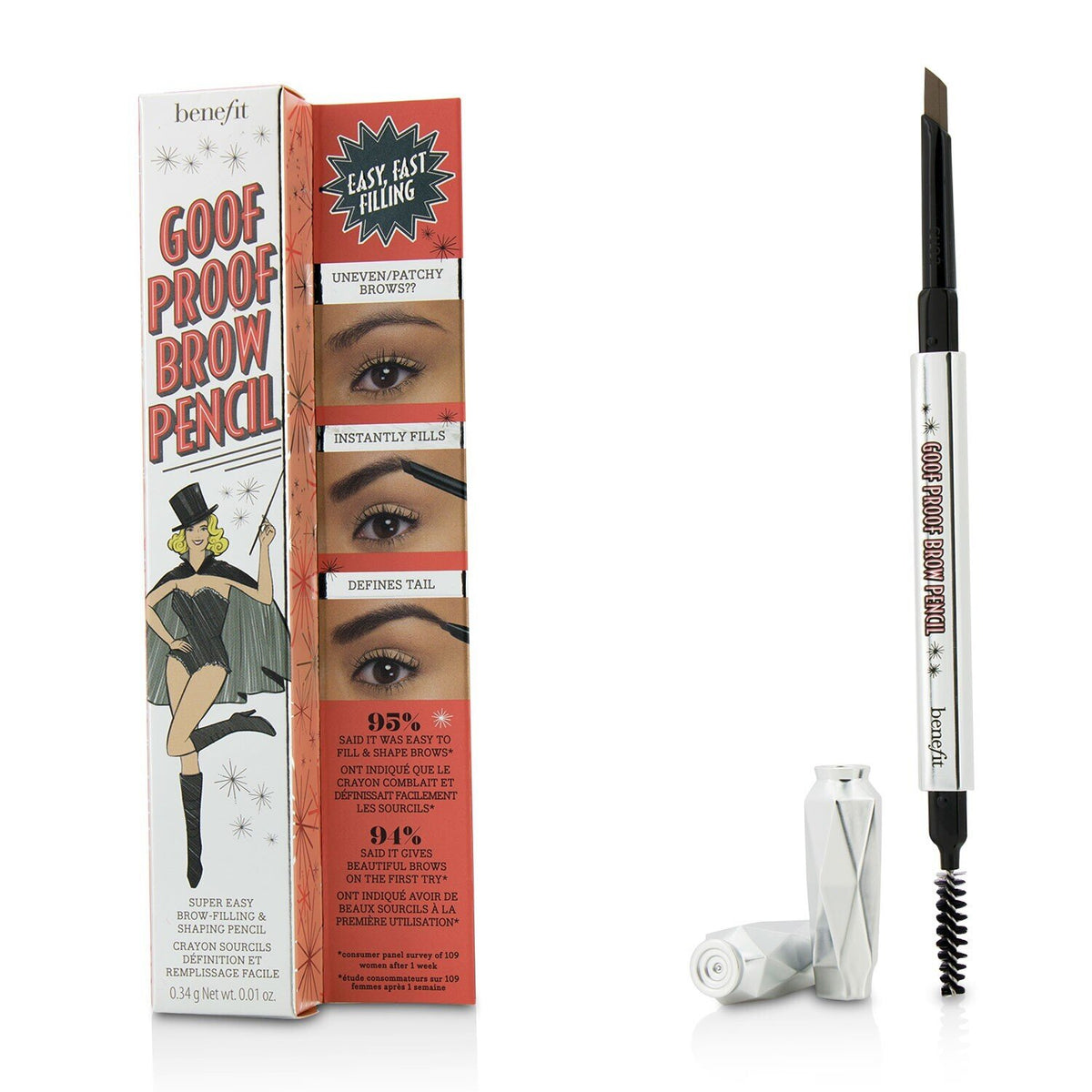 Benefit - Goof Proof Brow Pencil - # 2 (Light) - 0.34g/0.01oz