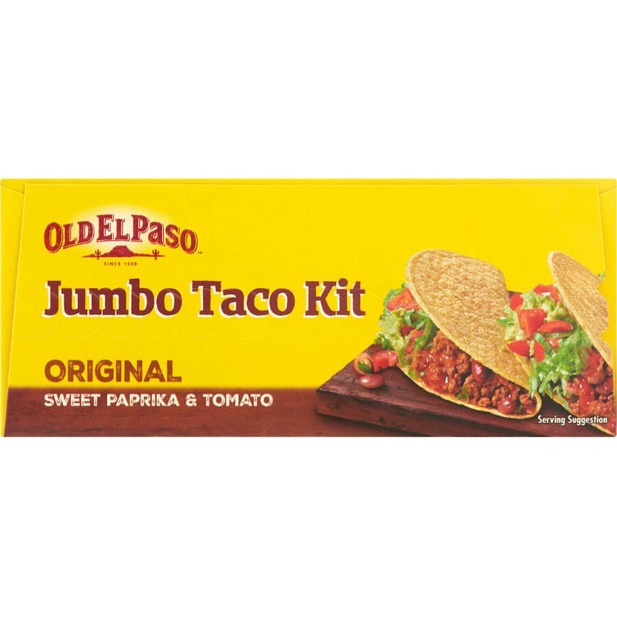Old El Paso Mexican Jumbo Taco Kit 345g