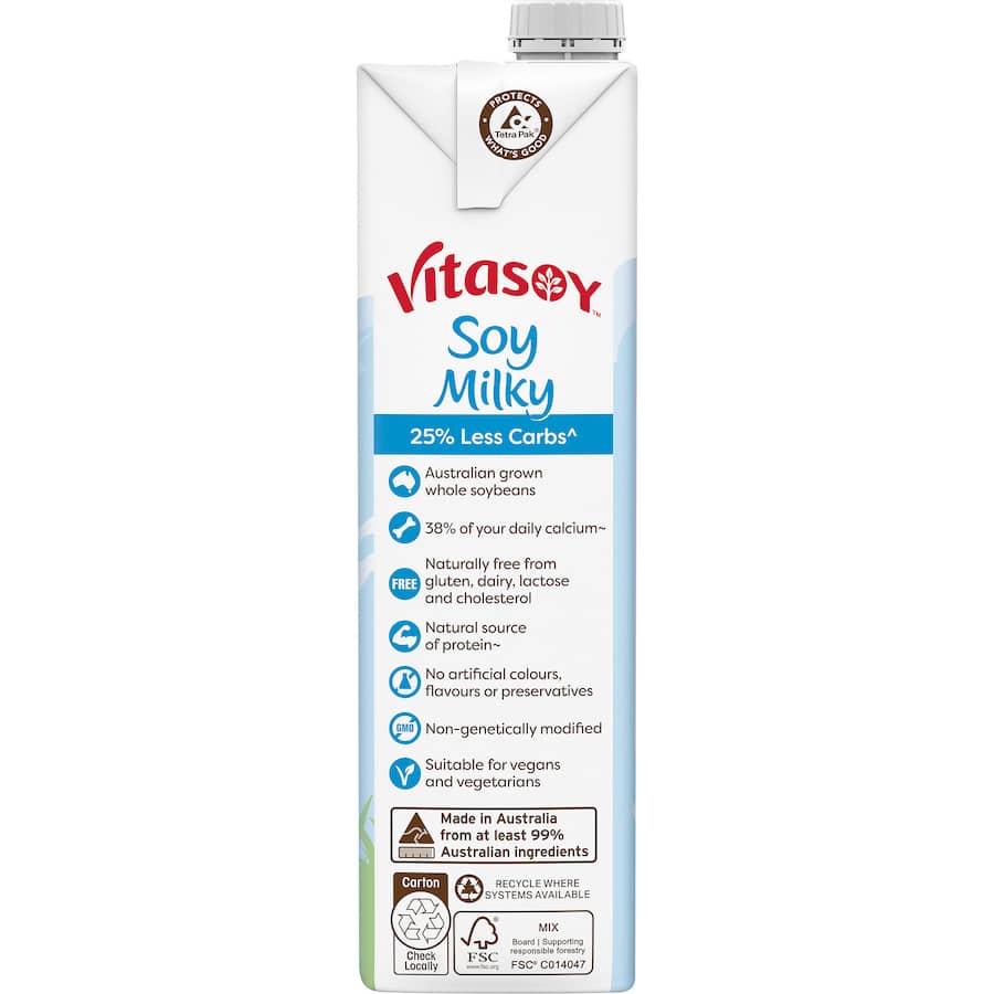 Vitasoy Soy Milk Milky Lite Carton 1L