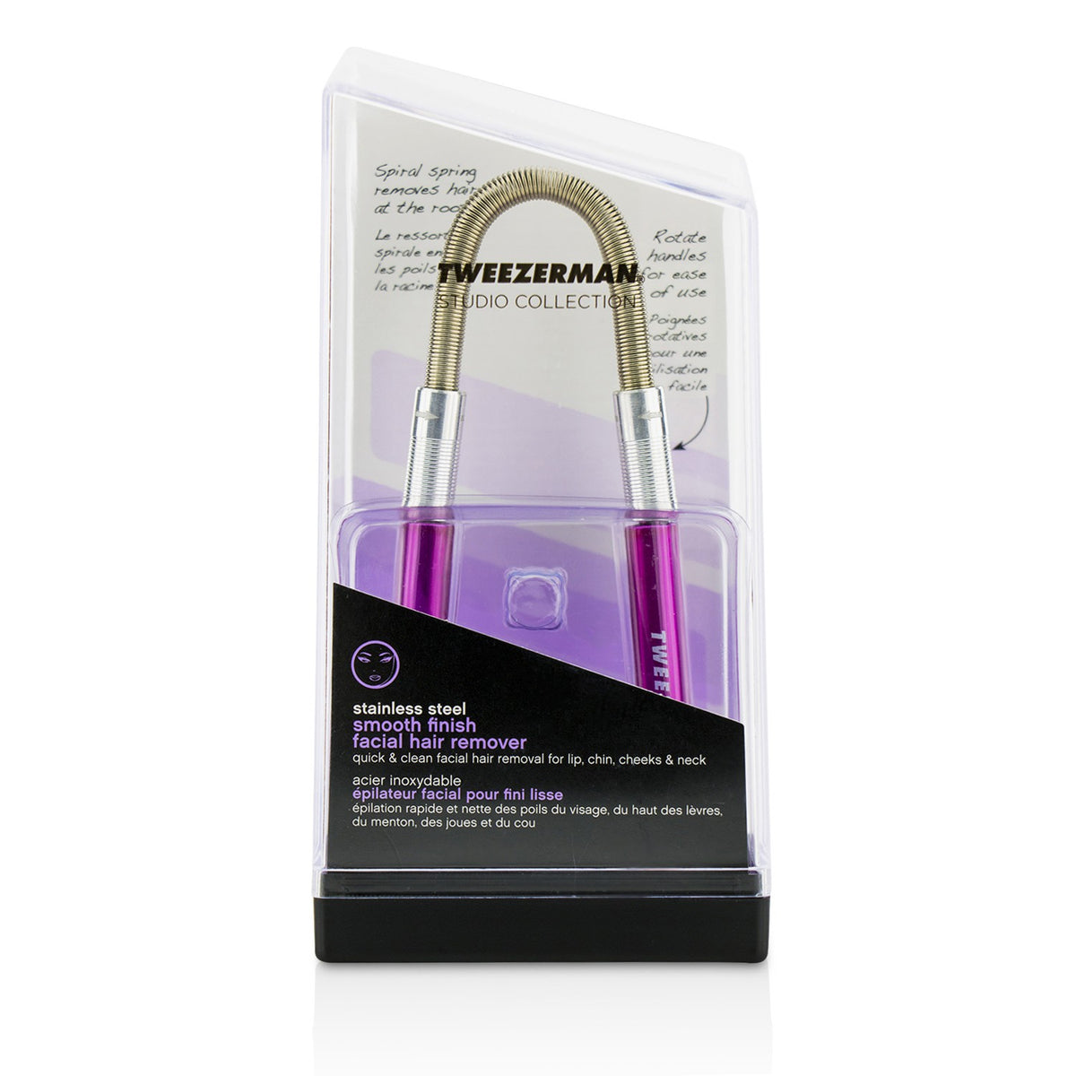 Tweezerman - Smooth Finish Facial Hair Remover (Studio Collection) - Pink - -
