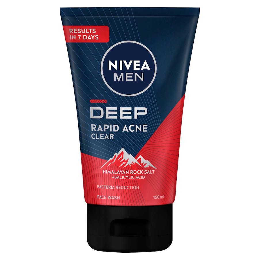 Nivea Men Acne Clear Face Wash Deep Rapid 150mL