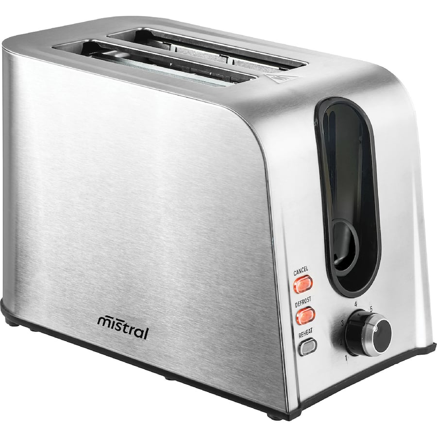 Mistral 2 Slice Toaster Stainless Steel