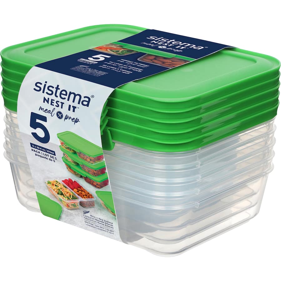 Sistema Nest It Containers 870ml - 5pack