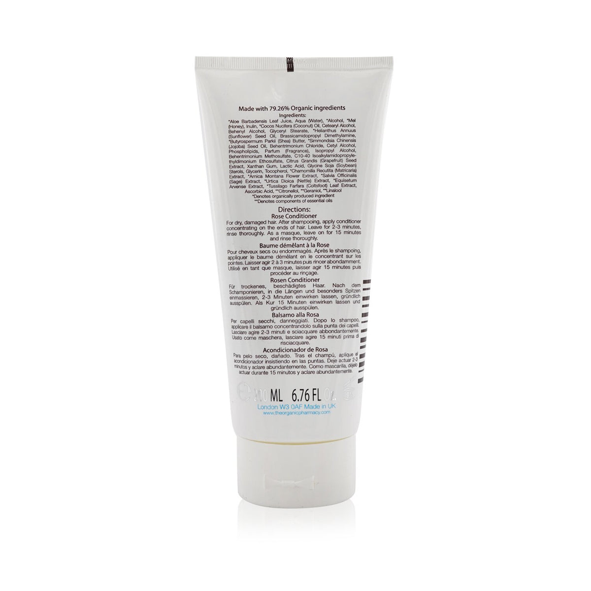 The Organic Pharmacy Rose Conditioner (For Dry Damaged Hair) 200ml/6.76oz