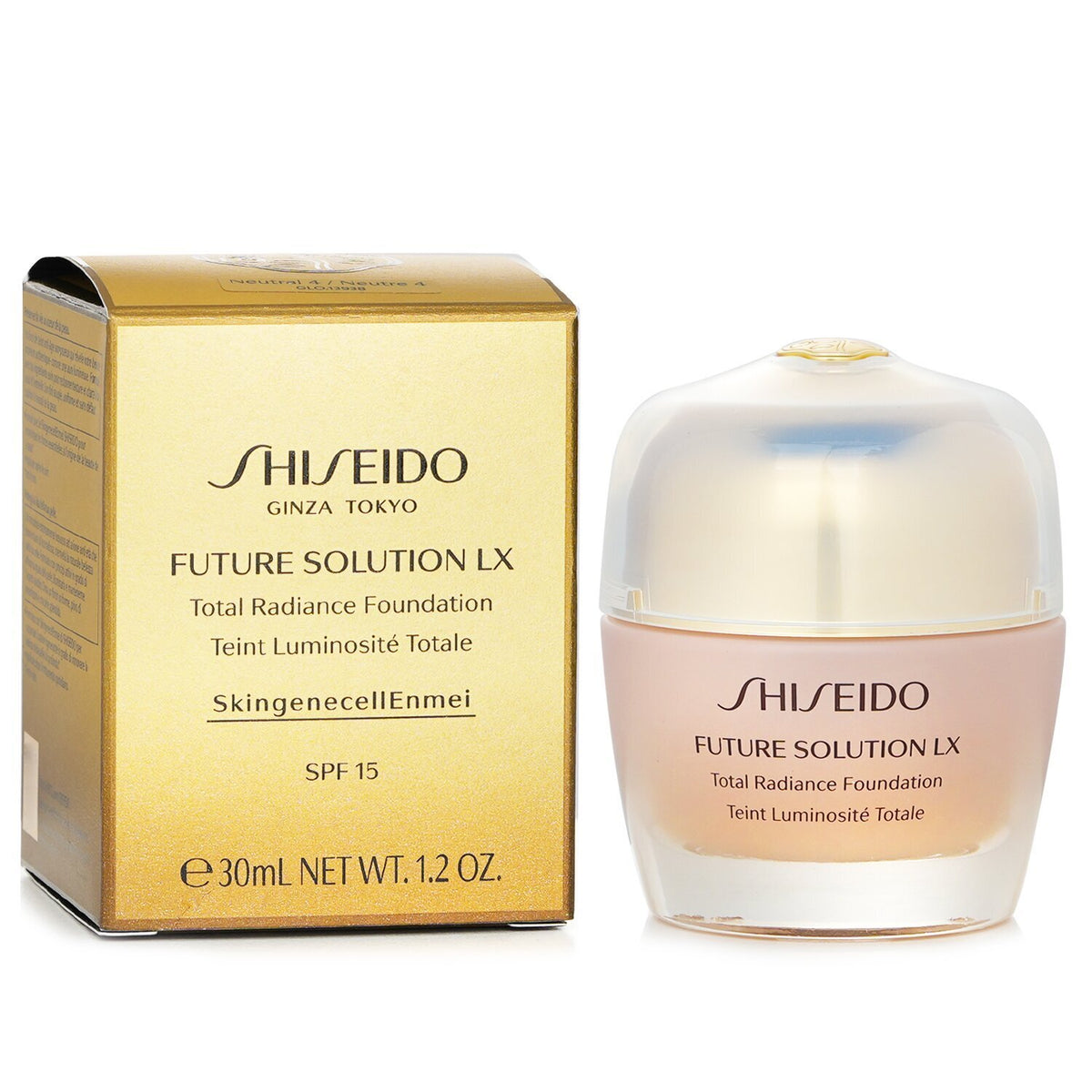 Shiseido - Future Solution LX Total Radiance Foundation SPF15 - # Neutral 4 - 3