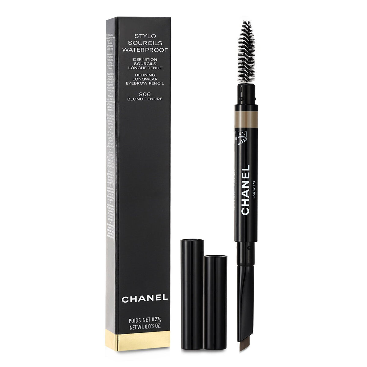 Chanel - Stylo Sourcils Waterproof - # 806 Blond Tendre - 0.27g/0.009oz