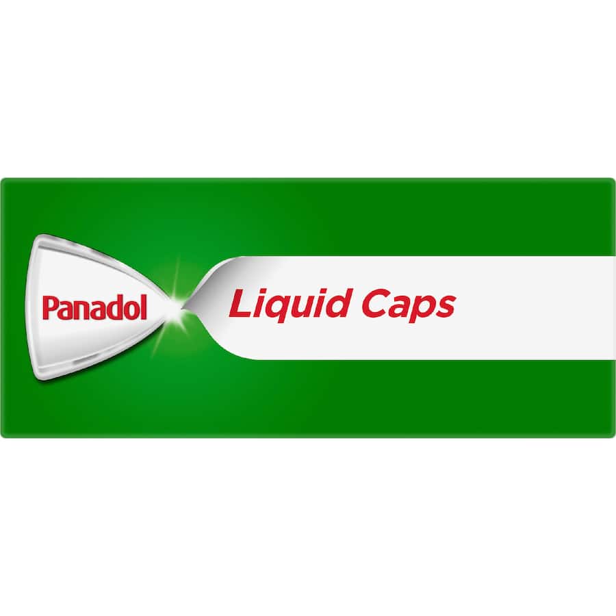 Panadol For Pain Relief Liquid Capsules 20pack