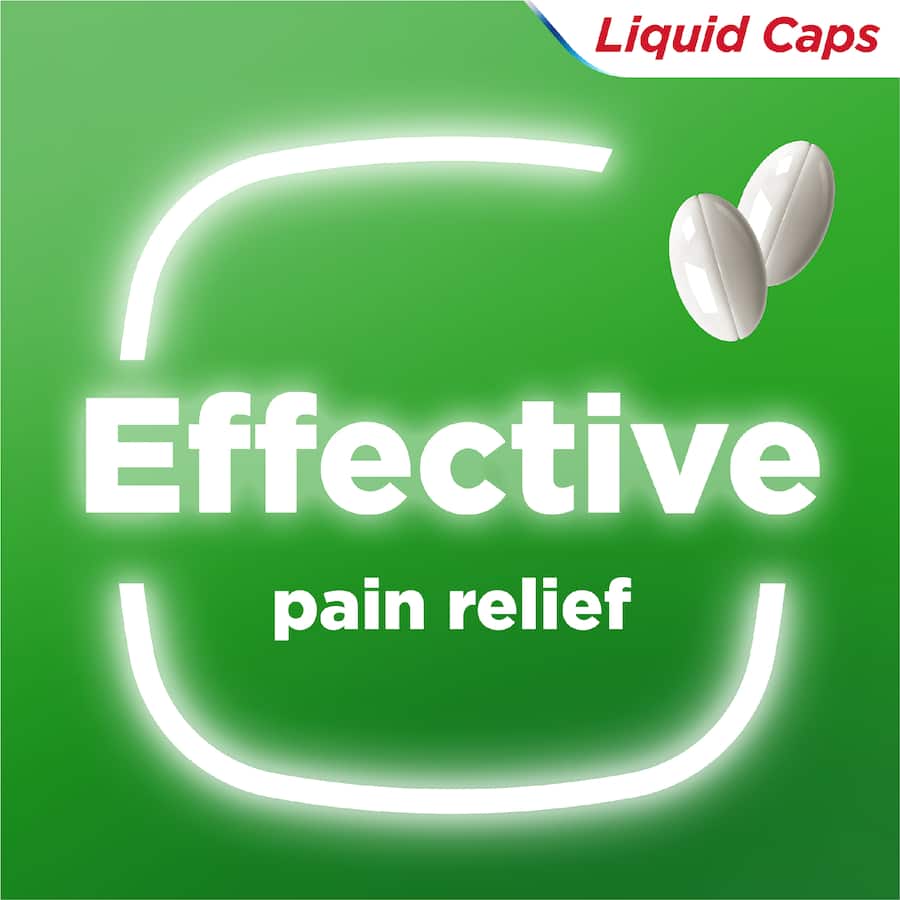 Panadol For Pain Relief Liquid Capsules 20pack