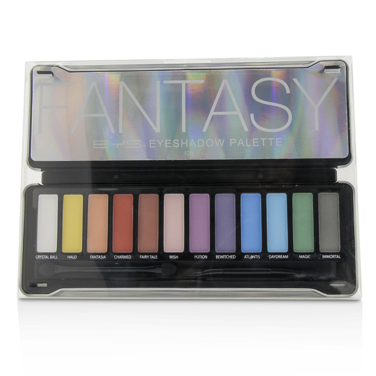 BYS - Eyeshadow Palette (12x Eyeshadow, 2x Applicator) - Fantasy - 12g/0.42oz