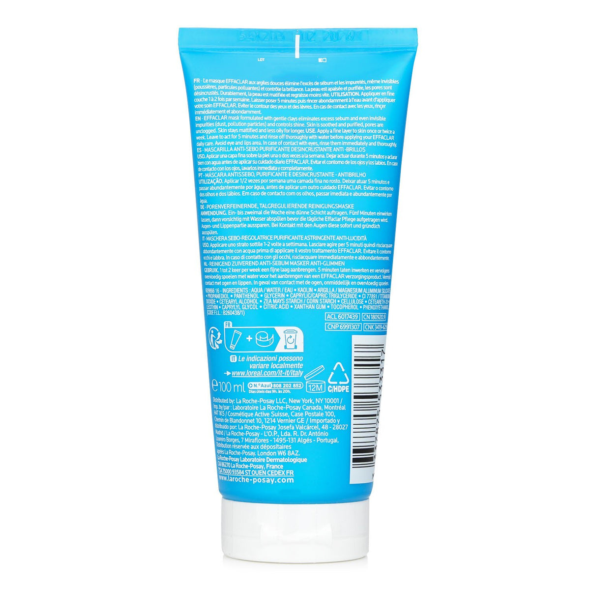 La Roche Posay - Effaclar Unclogging Purifying Sebo-Controlling Mask - 100ml/3.