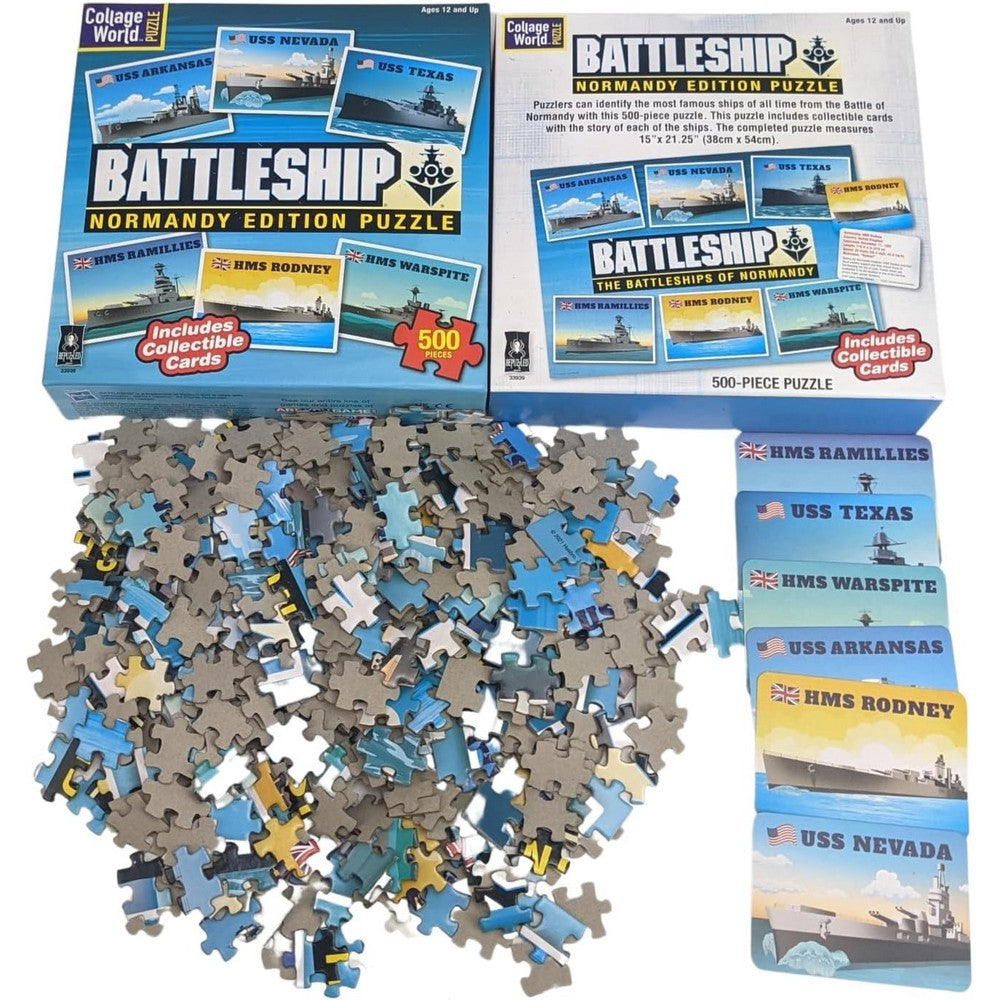 Hasbro Battleship® Collage 500pc Puzzle - Normandy Edition