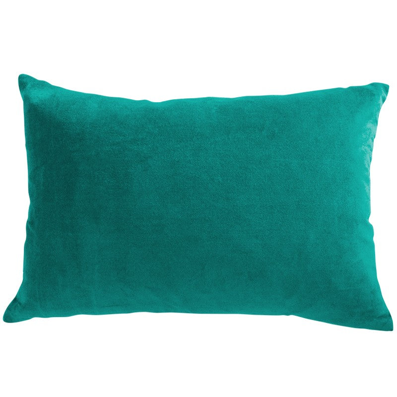 Cushion - Sovereign Velvet/Linen - Turquoise
