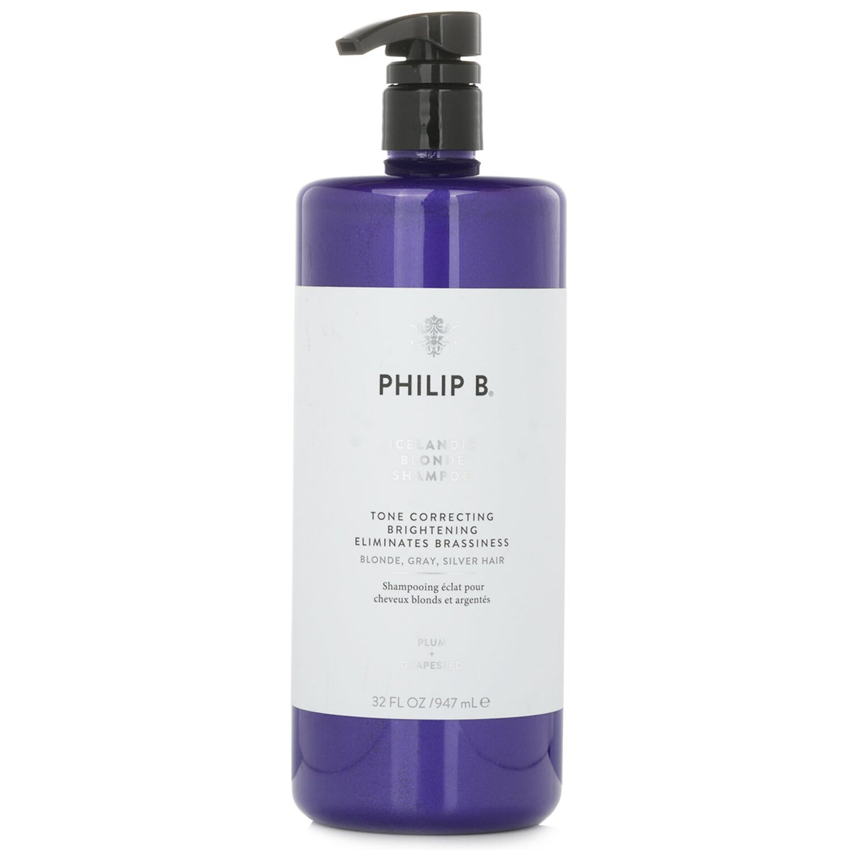 Philip B - Icelandic Blonde Shampoo (Tone Correcting Brightening Eliminates Bras