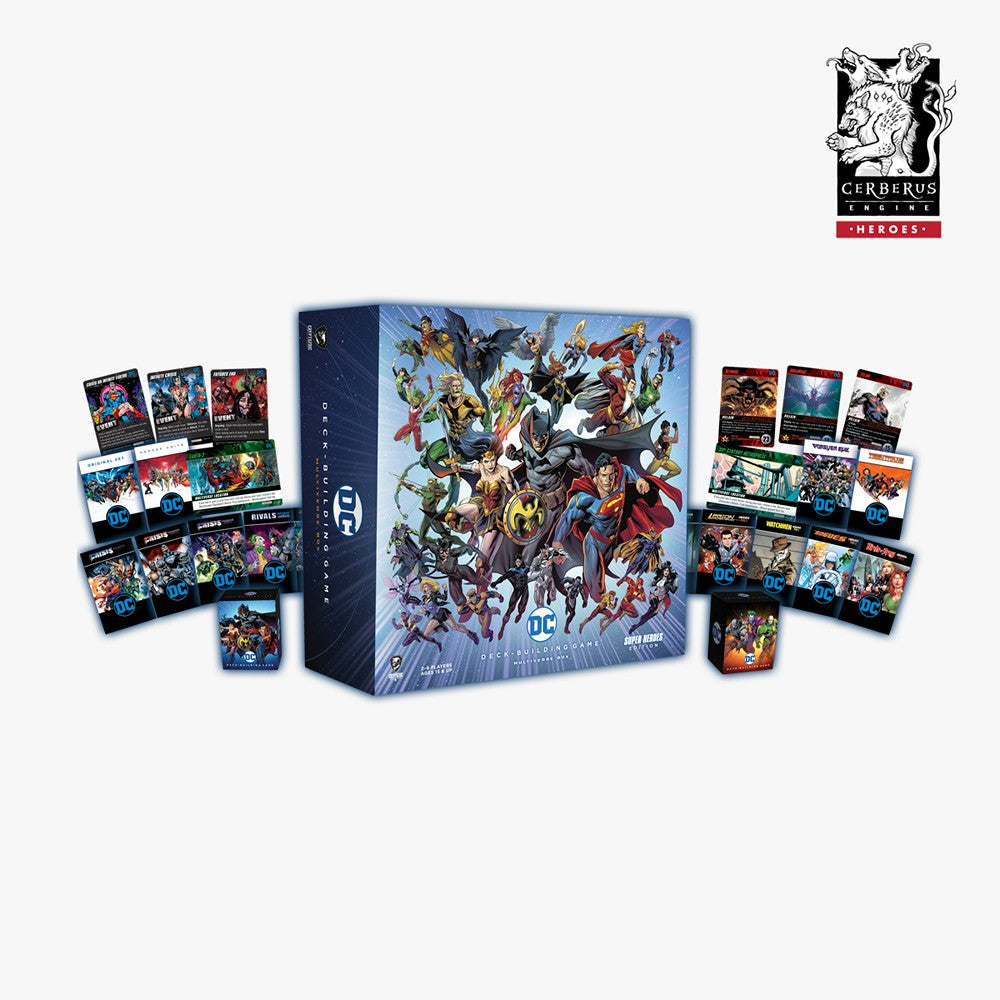 Cryptozoic: DC Comics Deck-Building Game: Multiverse Box Super Heroes Edition