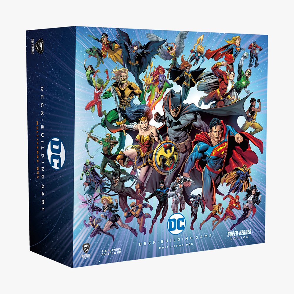 Cryptozoic: DC Comics Deck-Building Game: Multiverse Box Super Heroes Edition