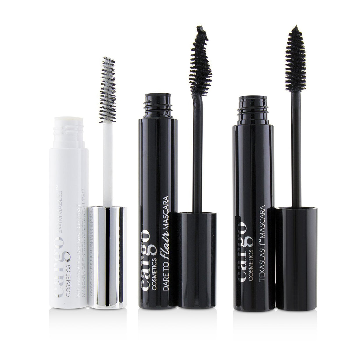 Cargo - Mascara Kit: 1x Dare To Flair Mascara, 1x Texalash Mascara, 1x Swimmable