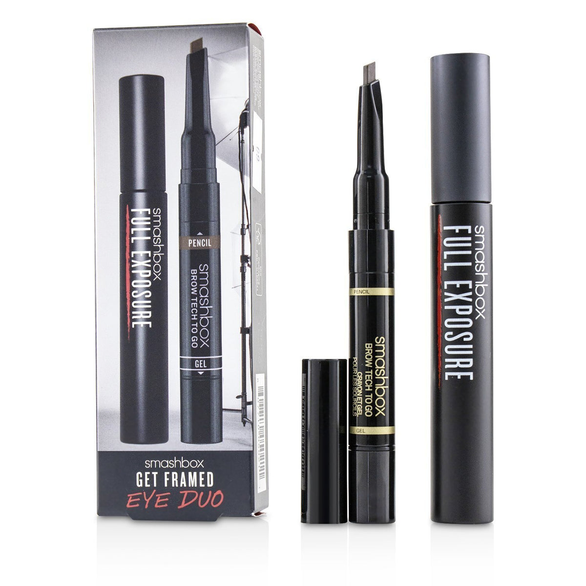 Smashbox - Get Framed Eye Duo Set : ( 1x Full Exposure Mascara, 1x Brow Tech To