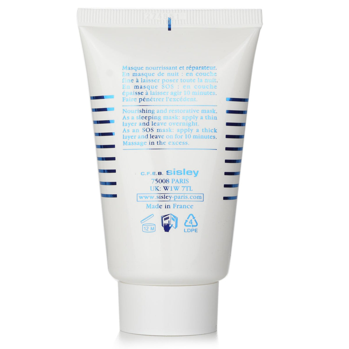 Sisley - Velvet Sleeping Mask With Saffron Flowers SOS Comfort Intense Repair -